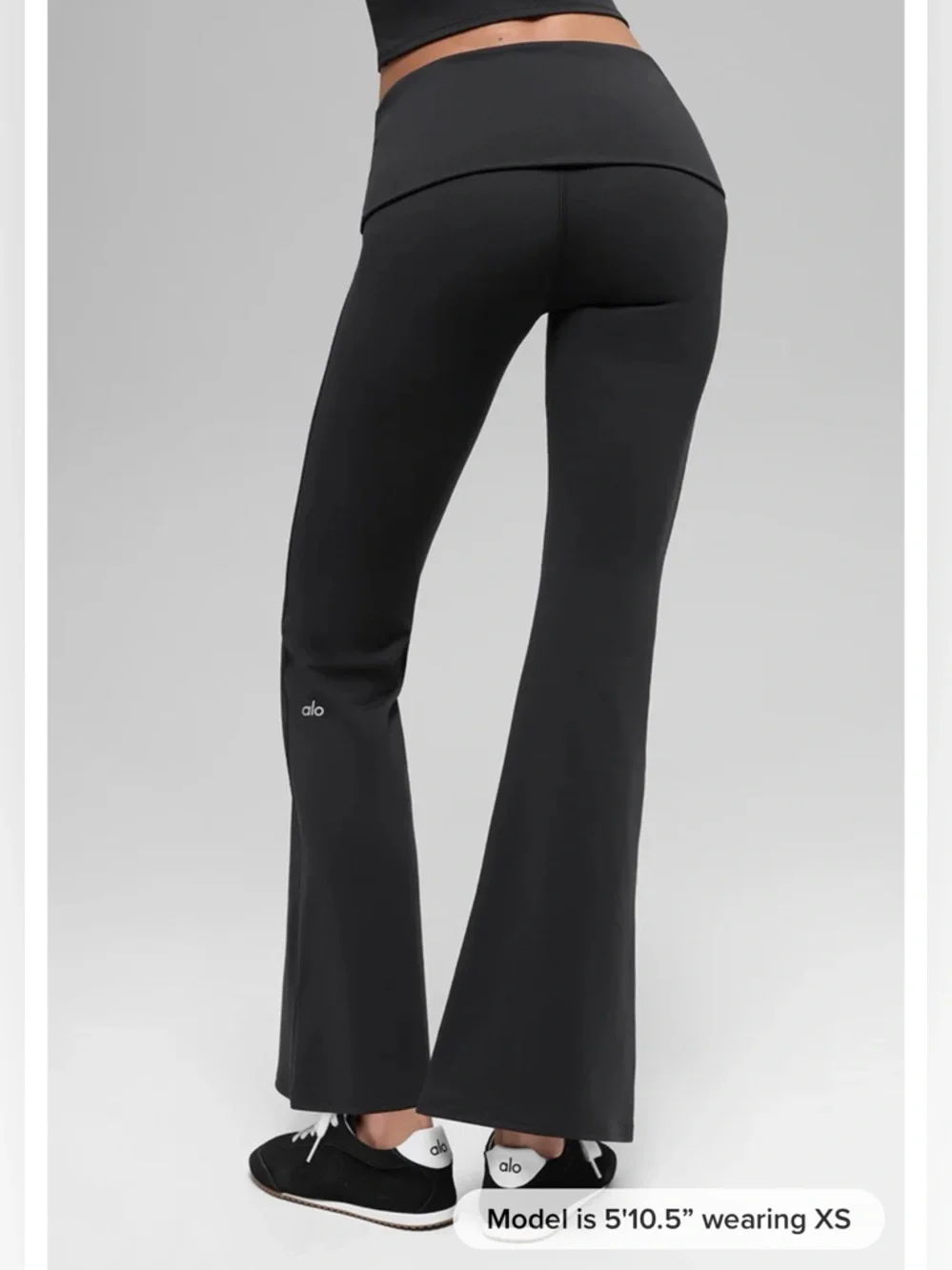 ALO Softsculpt 7/8 Foldover Flare Legging - Picture 4 of 8